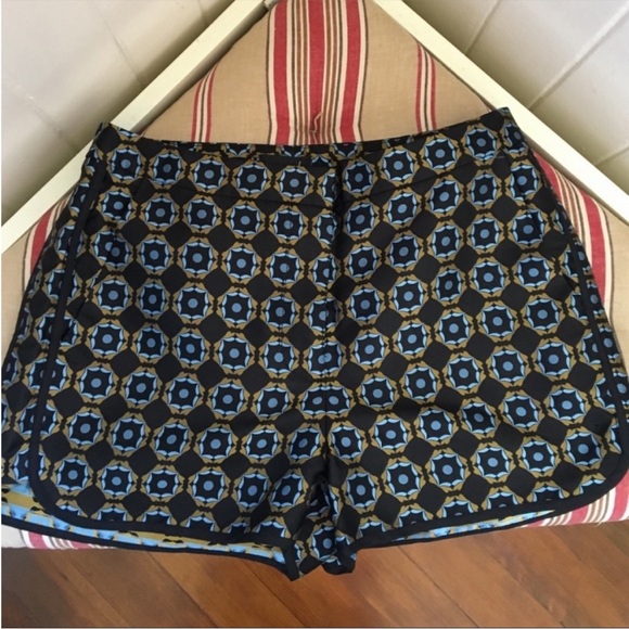NWT J. Crew Collection Silk Tile Jacquard Shorts - Picture 3 of 11